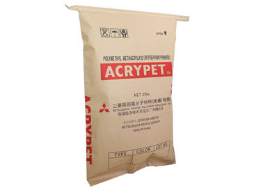 Dikişli Alt Çok Duvarlı Kraft Kağıt Torba Kimyasal Malzeme 25kg Pvc Reçine Ambalaj