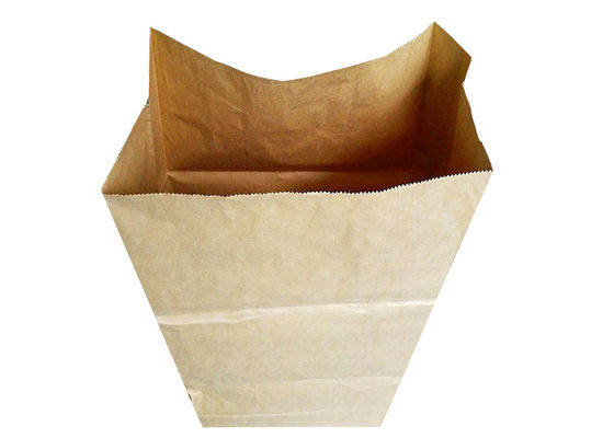 Açık Ağız 300x400x900mm Kağıt Çim ve Çok Duvarlı Kraft Çim Kağıt Torbalarını Reddet
