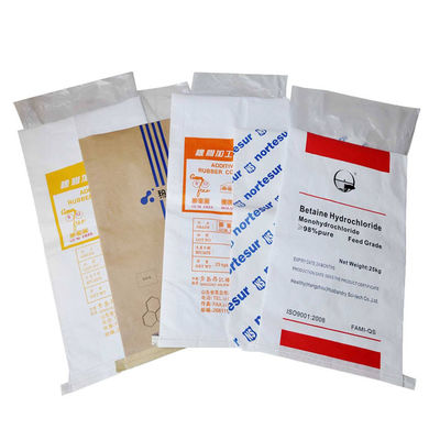 Tahıl Paketleme için 5kg 10kg 25kg Çok Duvarlı Kraft Kağıt Torbalar