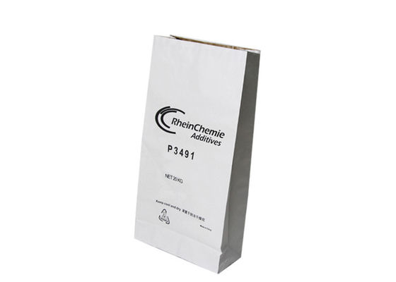 Mısır Nişastası Paketleme İçin Kare Alt 120g Biyobozunur Kraft Kağıt Torbalar