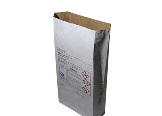 Su geçirmez H70mm Çok Duvarlı Kraft Kağıt Torbalar Flekso Baskı