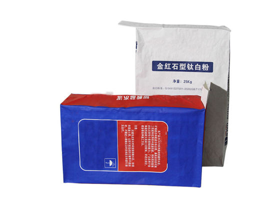 120g / M2 Kraft Kağıt Yapıştırılmış Vana Torbaları Alçı Sıva İçin Çimento Paketleme Torbaları