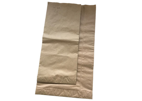 25KG Çok Duvarlı Kraft Kağıt Torbalar Toz Malzeme Ambalajı İçin Alt Tutam