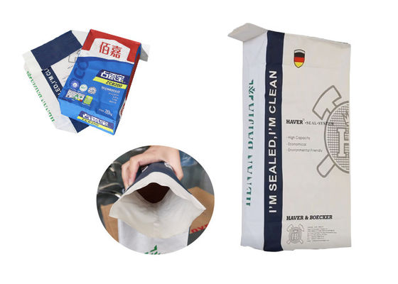 Vitamin Katkısı Çok Duvarlı Kraft Kağıt Torbalar 15kg 20kg 25kg Ambalaj Kağıt Torbası