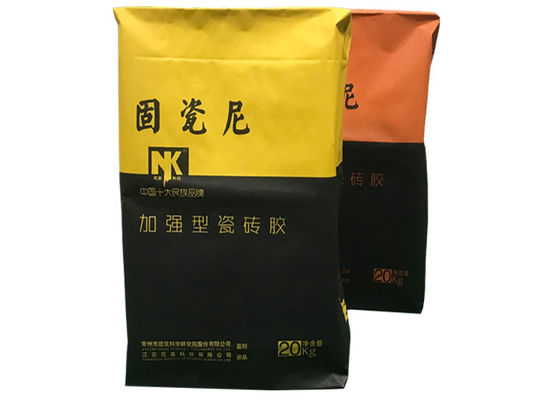 Alçı Yapıştırılmış Vana Kağıt Torba 15kg 20kg 25kg Flekso Baskı