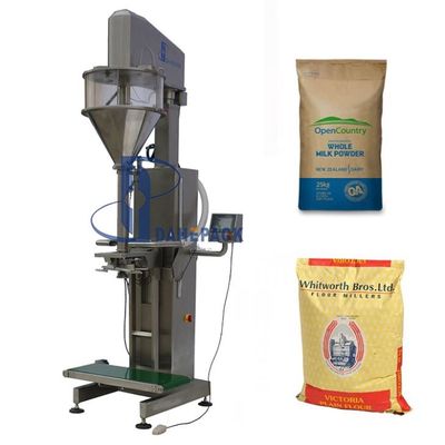 10kg 15kg 25kg 50kg Çok Duvarlı Kraft Kağıt Torbalar Un Süt Tozu Paketleme Torbaları