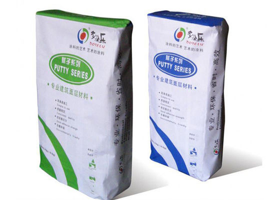 Endüstriyel Kullanım için Müşteri Baskı Su Direnci Kraft Kağıt Torba Vana Çanta 25Kg