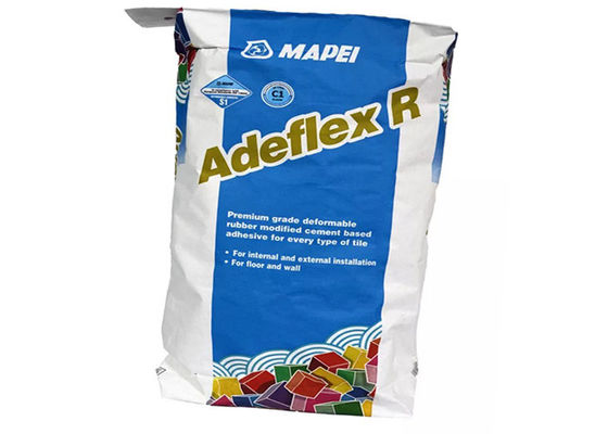 Endüstriyel Kullanım için Müşteri Baskı Su Direnci Kraft Kağıt Torba Vana Çanta 25Kg
