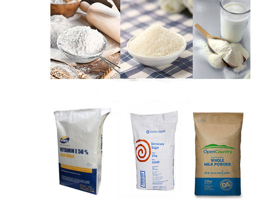 25kg 3 Katlı Kağıt Toz Torbaları 20kg Endüstriyel Çimento Kağıt Torba Pp Pe İç