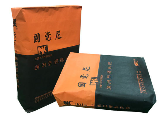 25kg Kraft Kağıt Torba 20kg 25kg Özelleştirilmiş Kraft Kağıt Un Paketleme Torbası