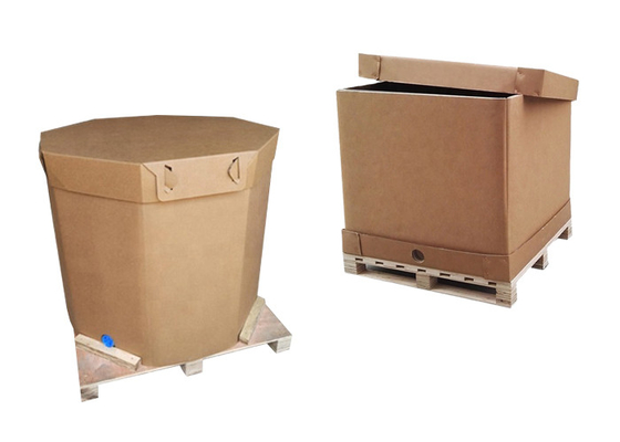 220L 1000L 1600L 1800L Gıda Sınıfı Kağıt IBC Konteyner Vanalı Pe Liner Çanta