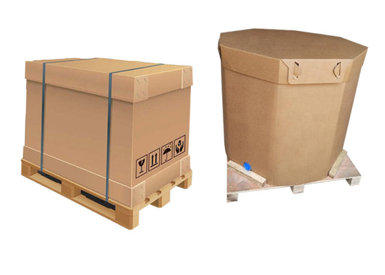 Katlanabilir Tek Kullanımlık Kağıt 1000 Ltr IBC Konteyner Esnek Gıda Sınıfı Ambalaj Kutuları