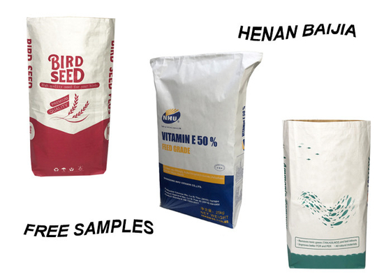 Açık Ağızlı Kare Alt Çoklu Duvar Kağıdı Torbaları Food Grade